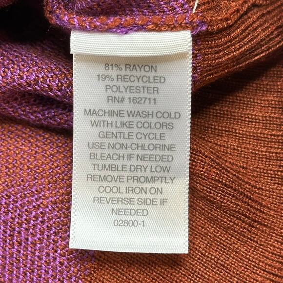 NWT Liz Claiborne Floral V-Neck Button Up Cardigan Sweater Womens Petite Size PM - Picture 10 of 11